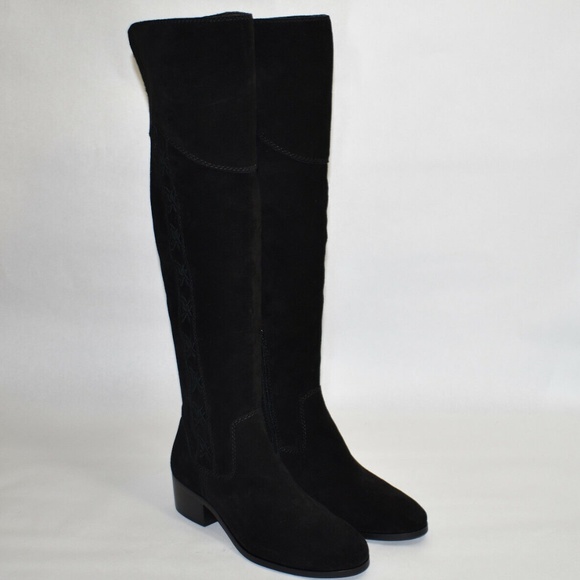 Vince Camuto Shoes - NEW VINCE CAMUTO Boots Kreesell Black Suede Leather SUEDE Knee High Boots TALL